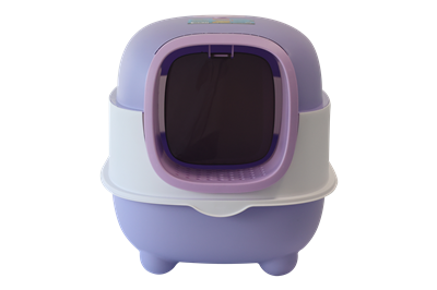 Enclosed cat litter box with scoop Cosmo