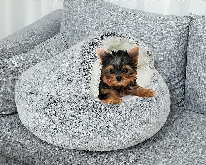 Pet Bed with Booth Cave