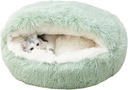 Pet Bed with Booth Cave Green