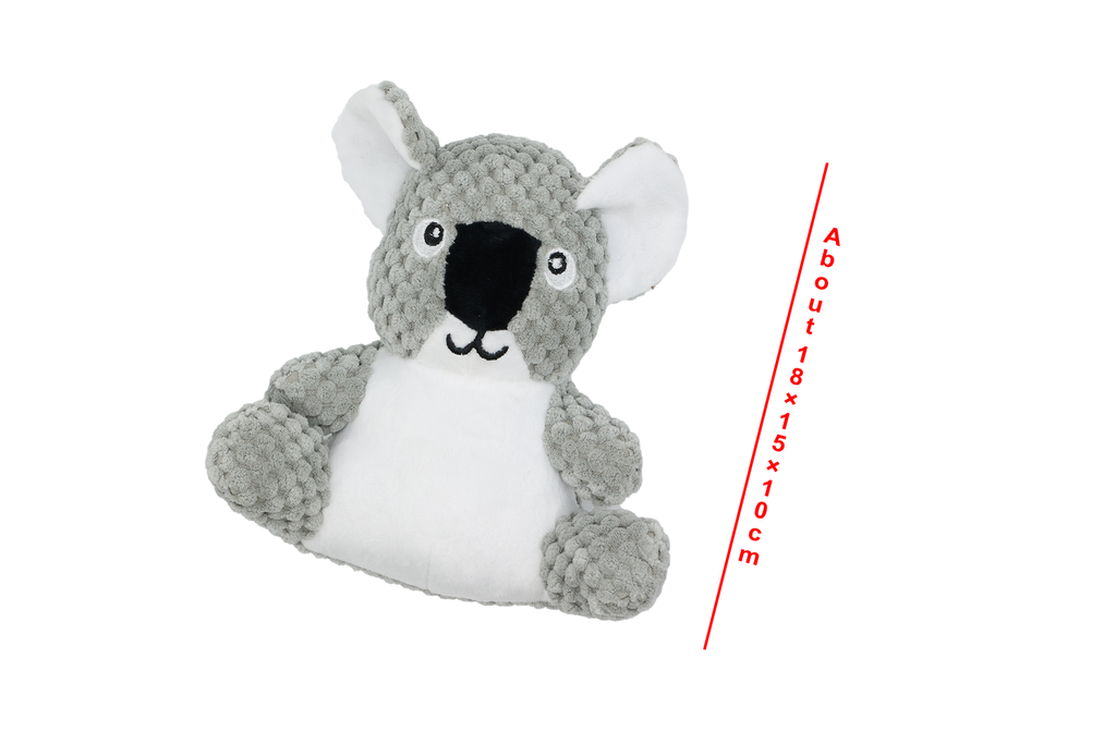 BB dog toy koala / Squirrel with squeaker 18x15cm