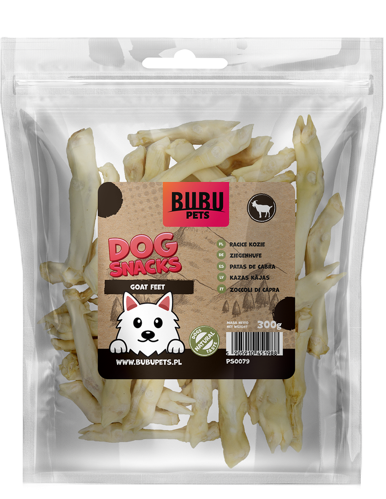 BB dog snack 300g goat feet