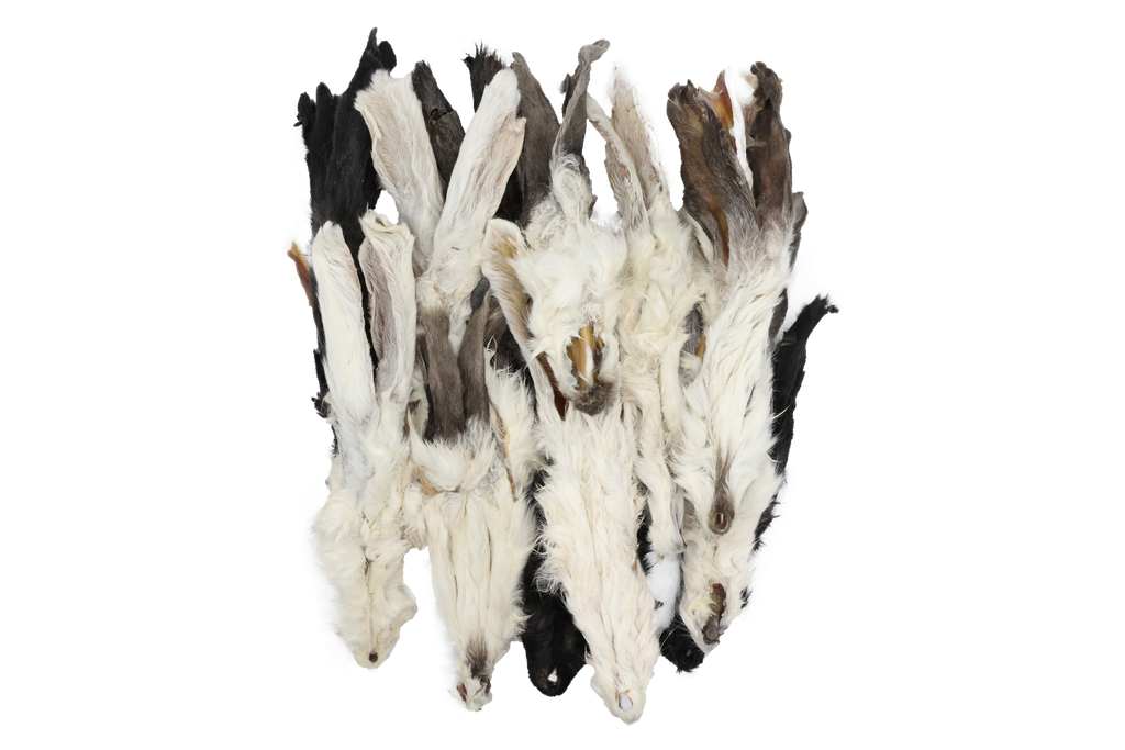 BB Dog Snacks – 300g Rabbit Ears with Fur