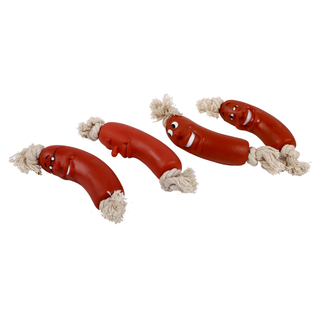 BB Dog Toy Dumbbell with Tires & Squeaker – 15cm