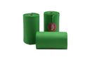 Biodegradable dog waste bags 4x15 pieces, green