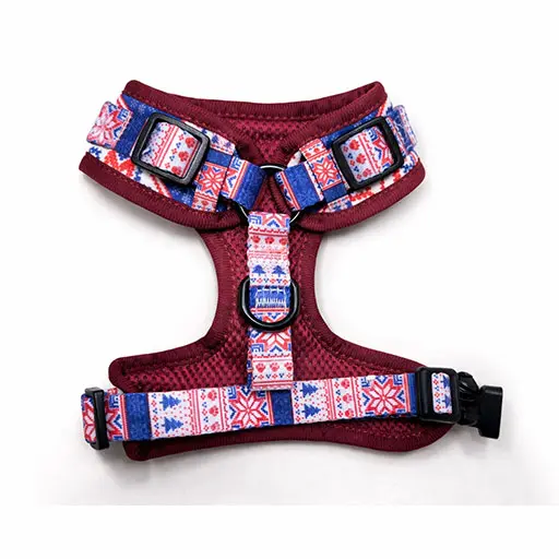 Dog-Harness-–-Nordic-Comfort-Adjustable-(Burgundy-Winter-Edition)-back.webp