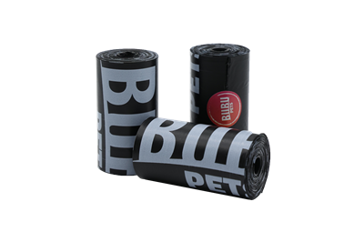 Cardboard box dog waste bags 50x20 pieces, black