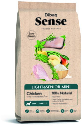 Dibaq Sense Low Grain Dog Adult Mini Light & Senior Chicken