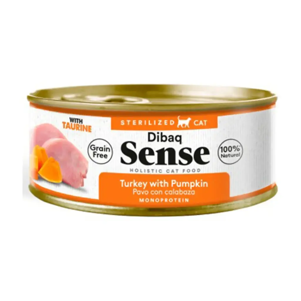 Dibaq Sense Cat Sterilised Turkey with Pumpkin 70gr  