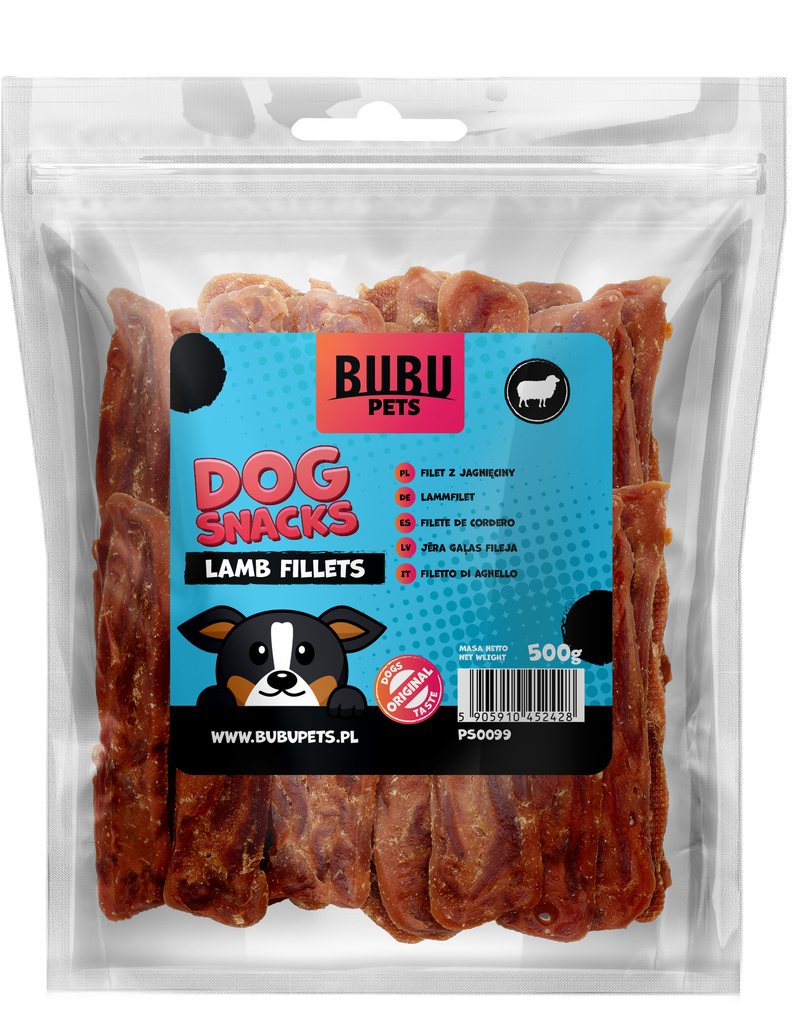 BB Dog Snacks 500g Lamb Fillets