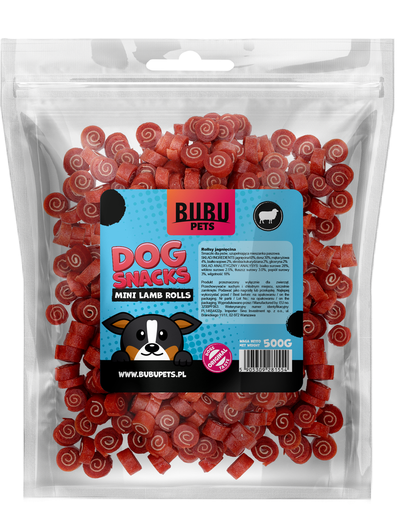 BB Dog Snacks 500g mini Duck