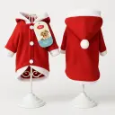 Pet Clothes - Santa Hoodie for Dogs and Cats