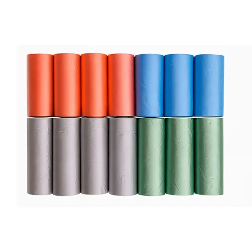 Poop Bags Refill Roll Colour Mix - Pack of 12 x15pieces