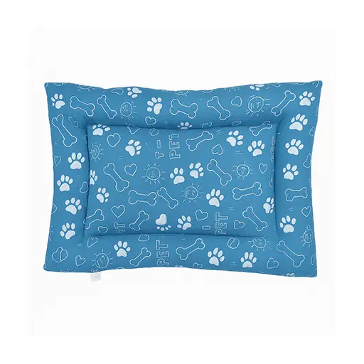 I LOVE Pet Blue Pet Cushion