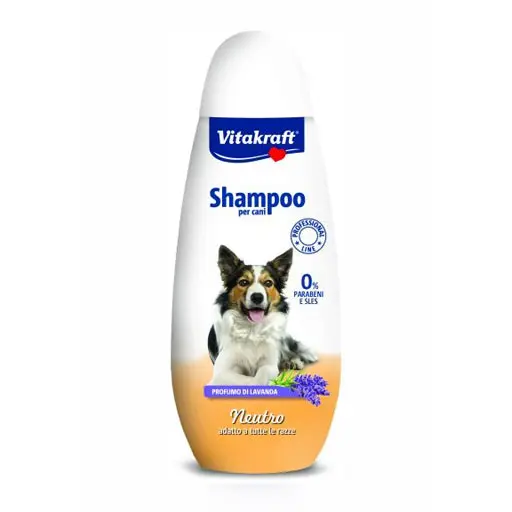 Vitakraft Neutral Dog Shampoo – Lavender Scent (All Breeds, Alcohol-Free) 