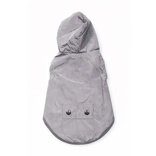 Dog Rain Coat – Lightweight Waterproof Jacket (Grey)