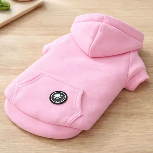 Cozy Classic Dog Hoodie – Pink
