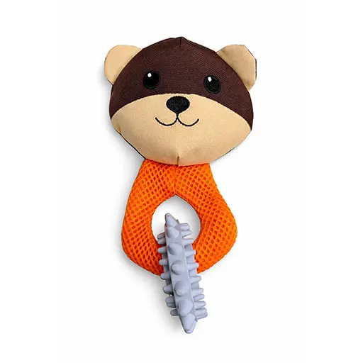 Cute Bear Chew & Teething Dog Toy