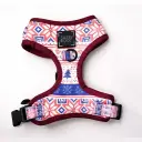 Dog Harness – Nordic Comfort Adjustable (Burgundy Winter Edition)