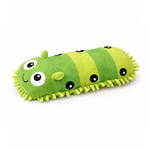 Plush Caterpillar Dog Toy – Soft, Colourful & Fun