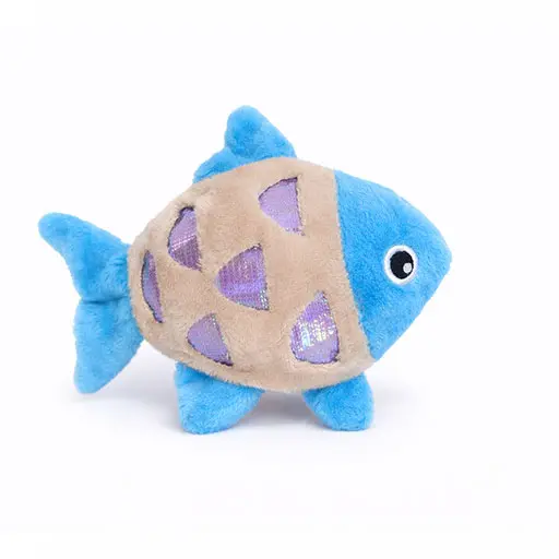 Plush Fish Cat Toy – Soft, Sparkly & Perfect for Playtime