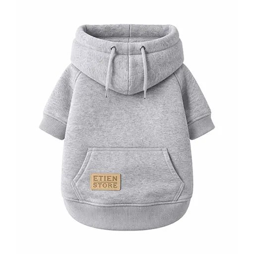 Dog Hoodie – Easy-Fit Hoodie for Dogs || Grey