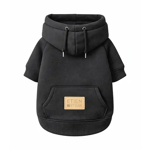 Dog Hoodie – Easy-Fit Hoodie for Dogs || Black