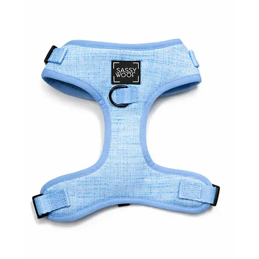 Dog Harness – Ice Blue Soft Comfort