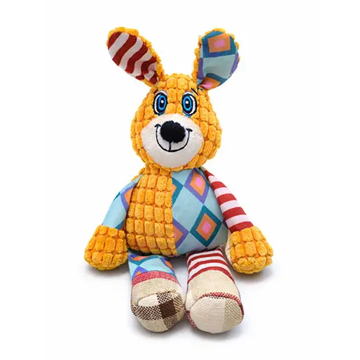 Plush Bunny Dog Toy – Soft & Colourful