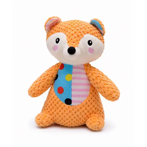 Plush Fox Dog Toy – Soft & Cuddly