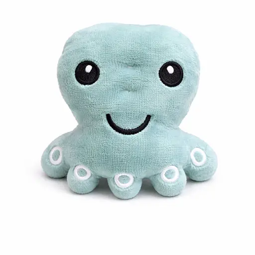 Plush Octopus Dog Toy – Teal Color