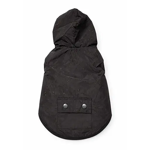 Dog Rain Coat – Lightweight Waterproof Jacket (Black)