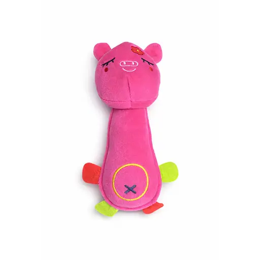 Plush Giraffe Squeaky Dog Toy – Soft & Colourful