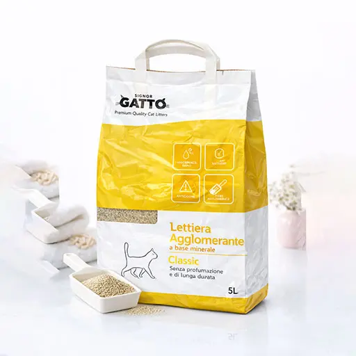 Premium Clumping Cat Litter – 5L (Classic & Fine Touch)