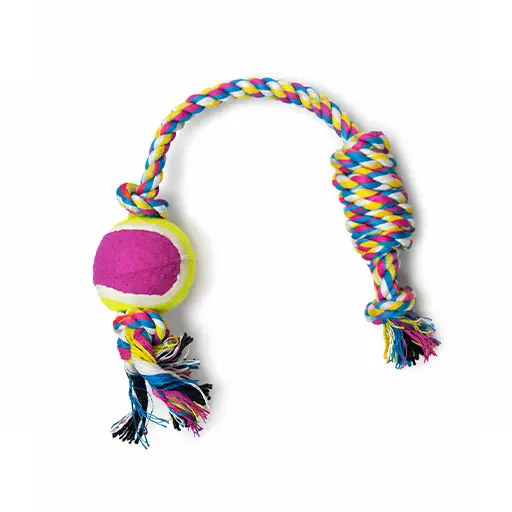 Multi-Function Dog Rope Toy – Chew, Tug & Fetch