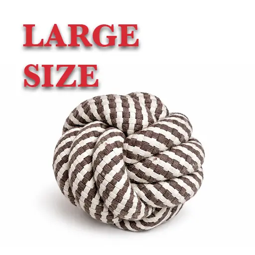 Cotton Rope Knot Ball – Durable Chew & Play Dog Toy || 11cm