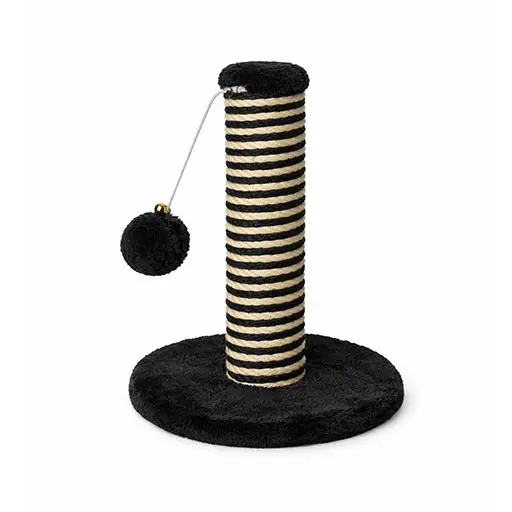 Mini Sisal Cat Scratching Post with Ball Toy –  15*15*19cm