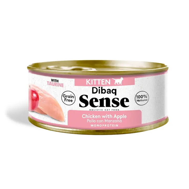 Dibaq Sense Kitten Chicken with Apple Wet Cat Food
