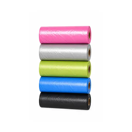 Poop Bags Refill Roll Colour Mix - Pack of 5rolls x15pieces