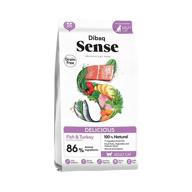Dibaq Sense Grain Free Cat Delicious Fish & Turkey