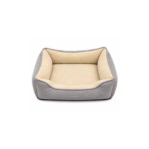 Pet Bed Luxury Grey & Beige