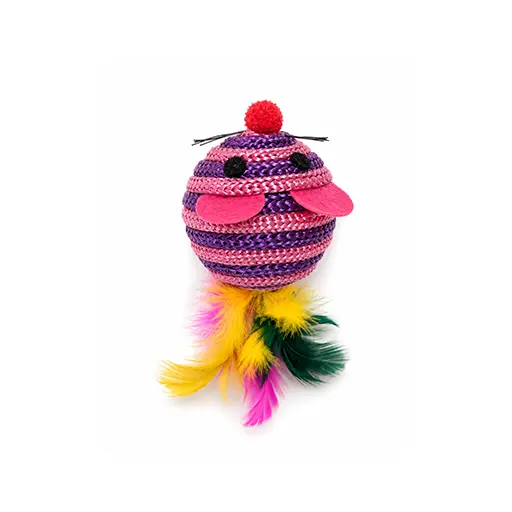 Feather Ball Cat Toy