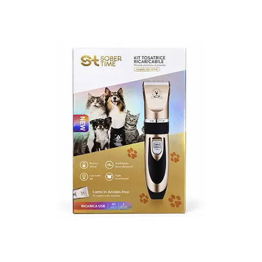 Rechargeable Pet Grooming Clipper Kit 