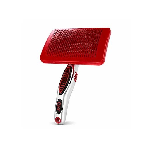 CHI Pets Hair Self Cleaning Slicker Brush - Large for Dogs