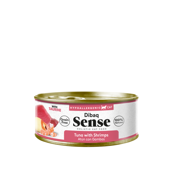 Dibaq Sense Grain Free Cat Tuna & Shrimp 70gr
