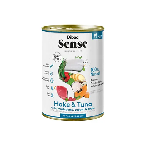 Dibaq Sense Grain Free Dog Adult Hake & Tuna 380G