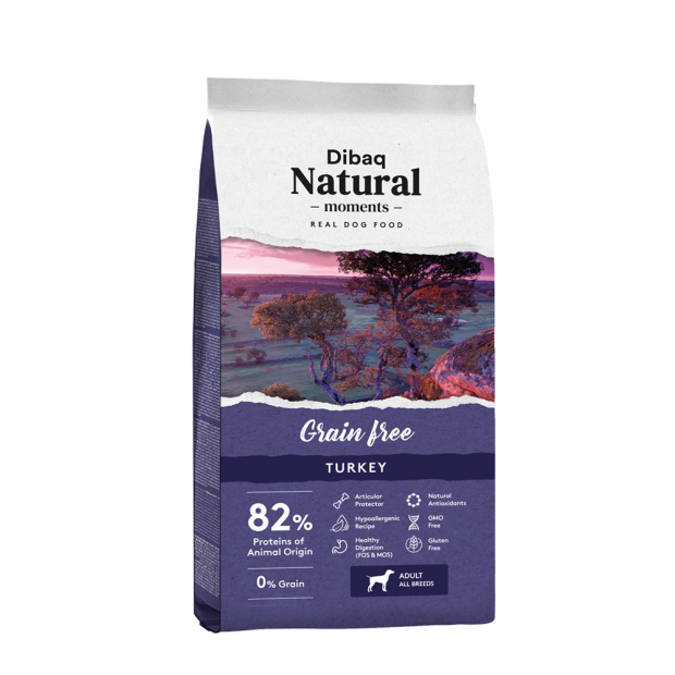 Dibaq Natural Moments Dog Adult Turkey Grain Free