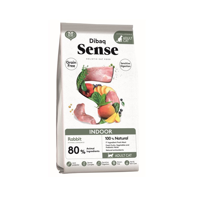 Dibaq Sense Grain Free Cat Indoor Rabbit