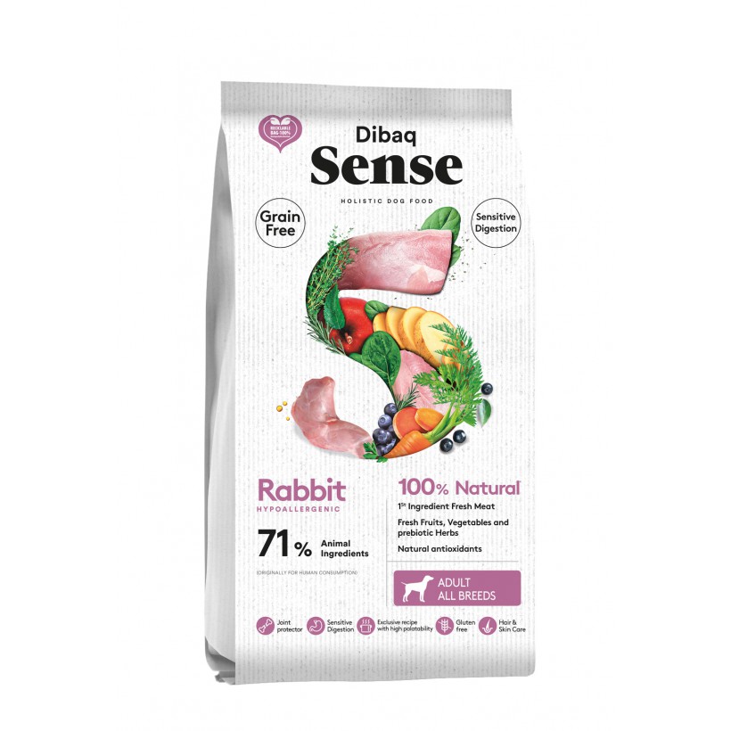 Dibaq Sense Grain Free Dog Adult Rabbit