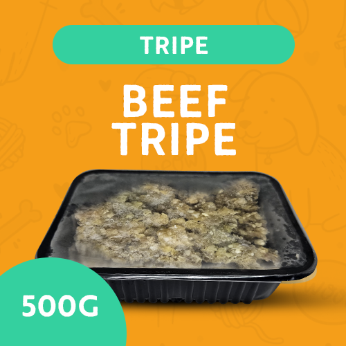 Raw Food Toppers - Beef Tripe 500gr