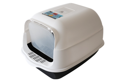 Enclosed cat litter box with scoop Comfort